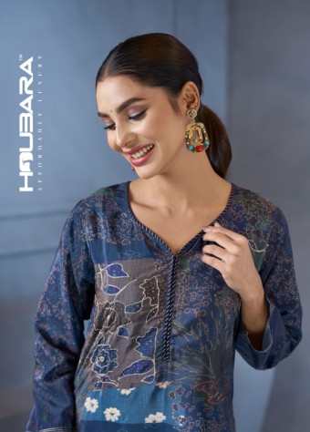 Floral Printed Solid Blue Salwar Kameez  price in bangladesh