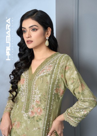 Organza Silk Floral Printed Embroidered Salwar Kameez  price in bangladesh