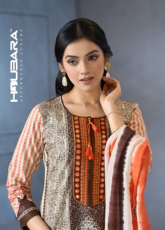 Embroidered Mixed Cotton Salwar Kameez  price in bangladesh