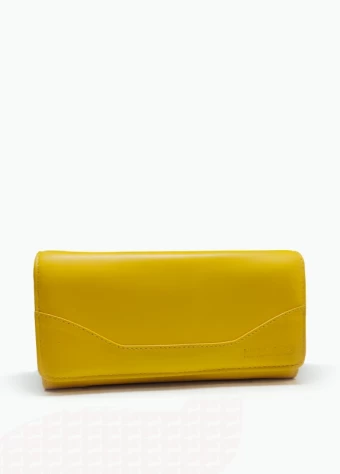 Yellow Leather Hand Purse Bag price in bangladesh
