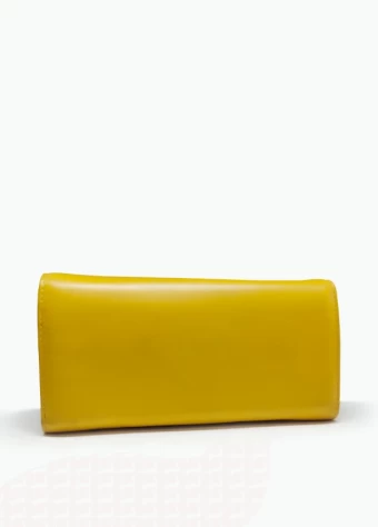 Yellow Leather Hand Purse Bag  price in bangladesh